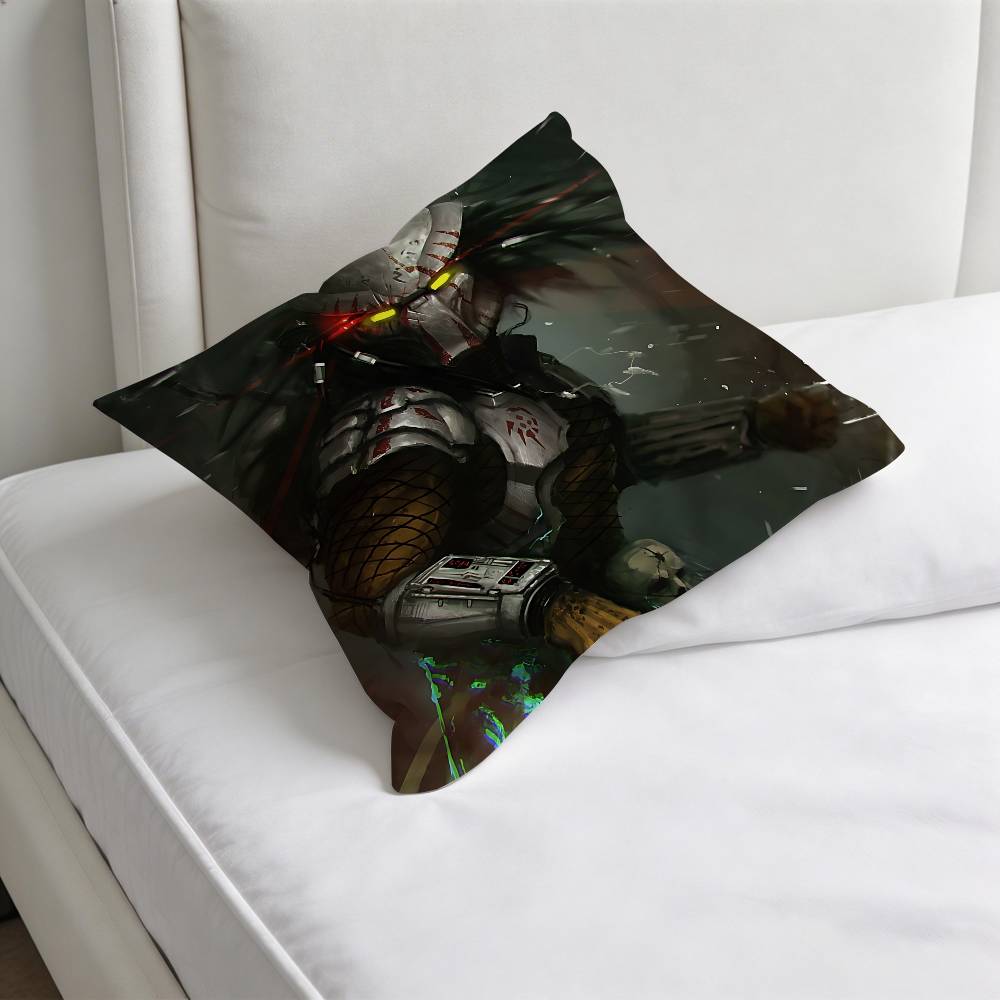 Cool The PPredator Square Pillow Cover Decorative Throw Pillow Case for Sofa Couch Bed Home Car Living Room Decoration