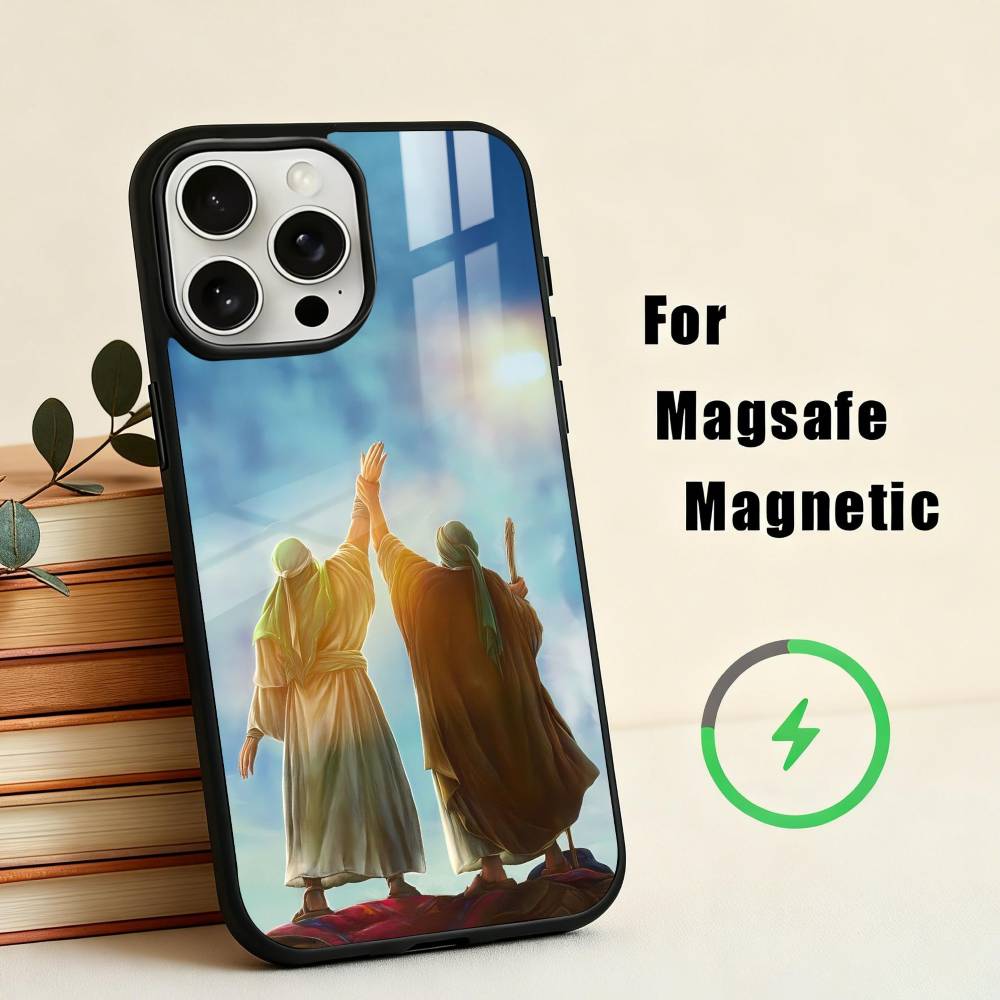 Чехол для телефона I-Имам Хусейн S-Шиит Али-I Для iPhone17,16,15,14,13,12,11 Plus,С крышкой для магнитной беспроводной зарядки
