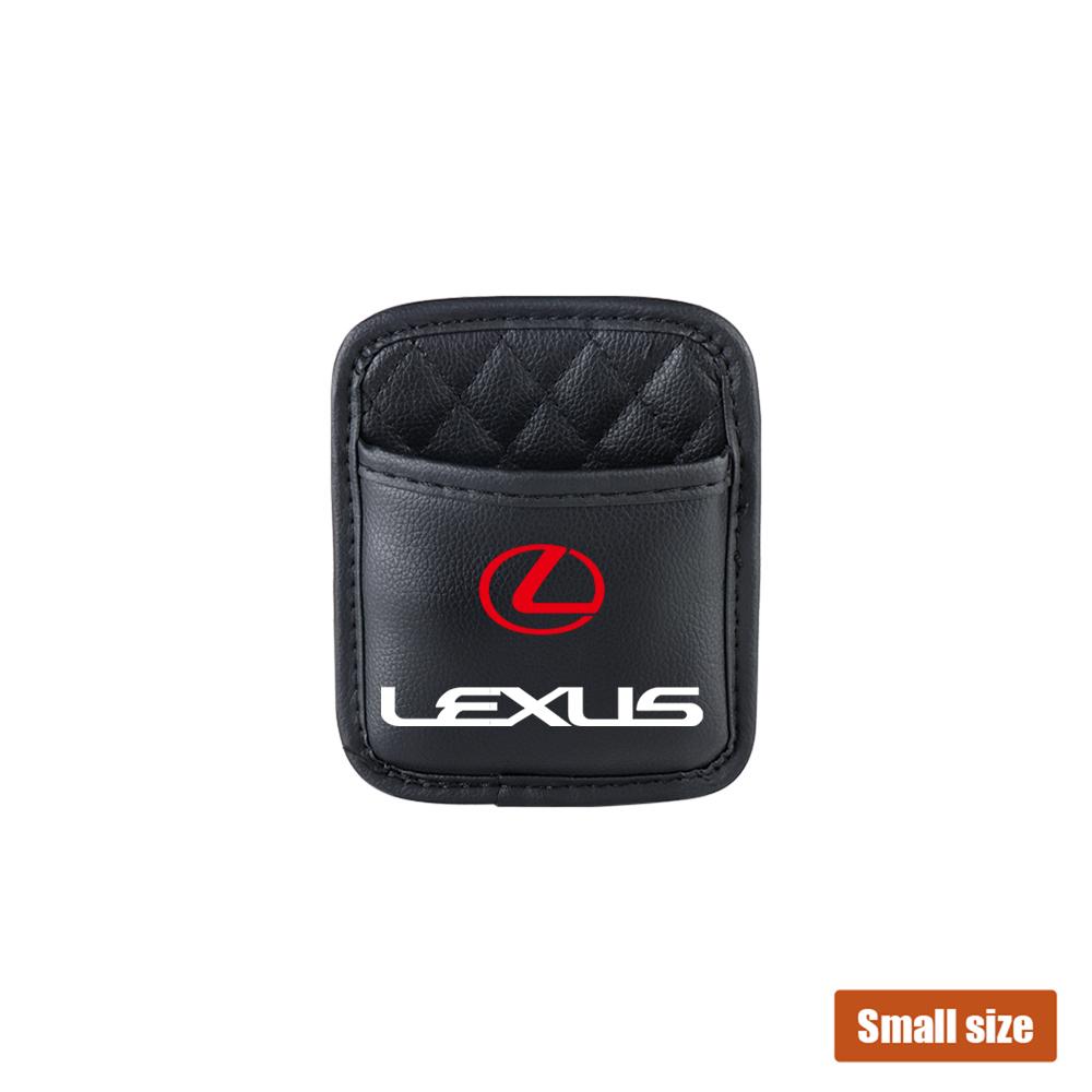SDPE3 Car Storage Box Phone Pocket Back Seat Organizer Hanging Bag Accessories For Lexus LS LC IS350 ES300h ES300 IS250 IS220d NX350h