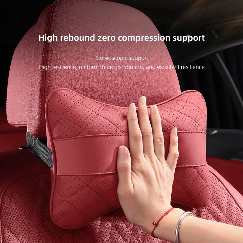 MVTT4 Car Neck Pillows Car Headrest Cushion Support Seat Accessories For Lexus IS300h IS250 RX350 NX300h LX570 RX450h CT200h ES350 R