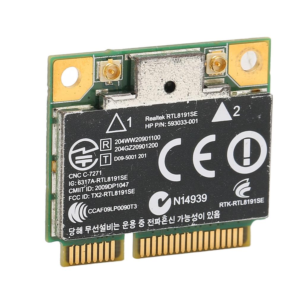 Мини-карта WLAN PCI E Прочный текстолит 2,4 ГГц 150 Мбит/с Стабильная беспроводная сетевая карта для компьютера
