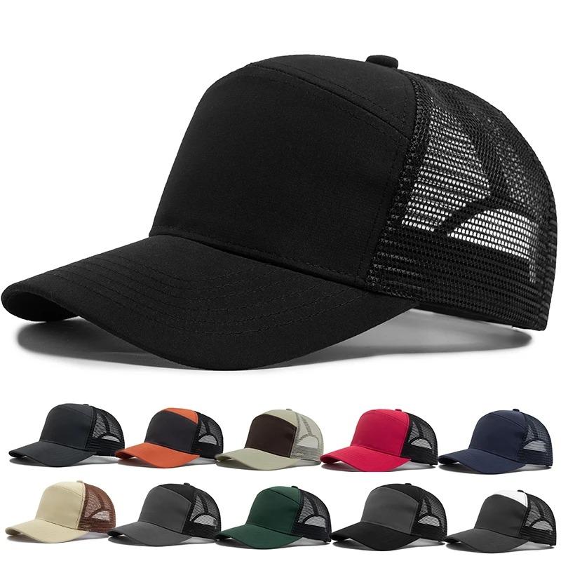 Mesh Style Street Urban Hop Hip Fashionable Trendy Cap Baseball Panel 7 Summer New Brand Latest Fresh Caps Men Truckers Hat Visor Hardtop Snapback