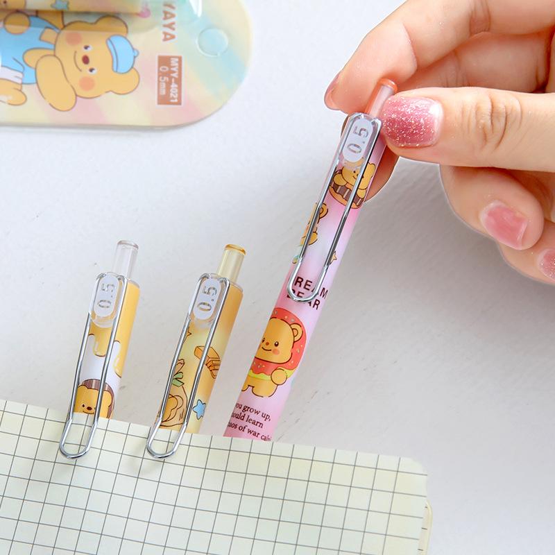 hot Cute K-pop demon hunters Mechanical Pencil Set, Aesthetic Anime Merch, Break Resistant Automatic Pencils for School & Design
