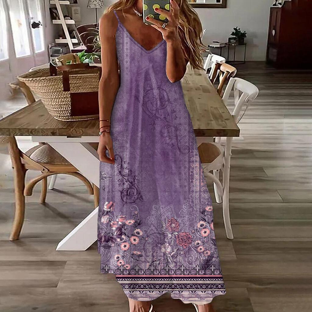 Женское модное повседневное тонкое платье без рукавов с принтом и пуловером