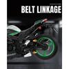 1/9 Kawasaki ZX10R Ninja Литой из сплава Модель мотоцикла Игрушечный транспорт Коллекция Звук и свет Внедорожный Мотоцикл Игрушки Машина