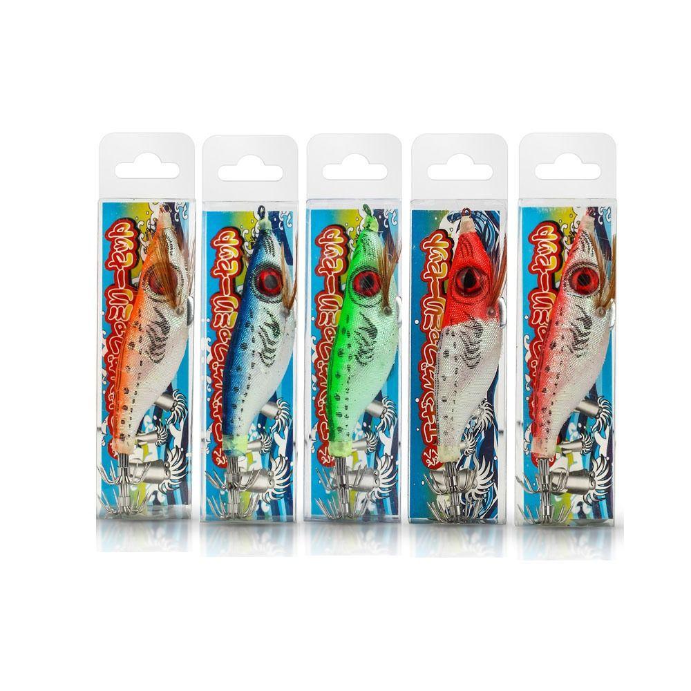 Luminous Squid Bait Wobbler Octopus Lure Durable Cuttlefish Hook  for Lure Fishing