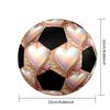 Heart Indoor Soccer Ball Colorful Machine Stitched PVC Size 5 Team Training Competition Ready Durable High-Bounce Cool Sports Gift