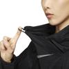 Nike Водонепроницаемая куртка с капюшоном и длинным рукавом с принтом логотипа, женские куртки черного цвета DQ0883-010