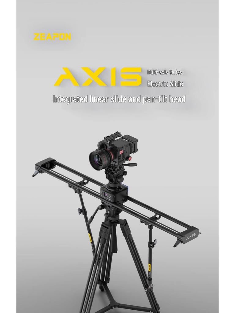 Электрический трехходовой слайдер серии ZEAPON AXIS для видеосъемки на DSLR, фотографии, прямых трансляций и таймлапса.