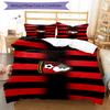 Soccer Ball Afc Crest Printed Pattern Duvet Cover Set – includes 1 duvet cover and 2 matching pillowcases Bedroom decor Christmas gifts
