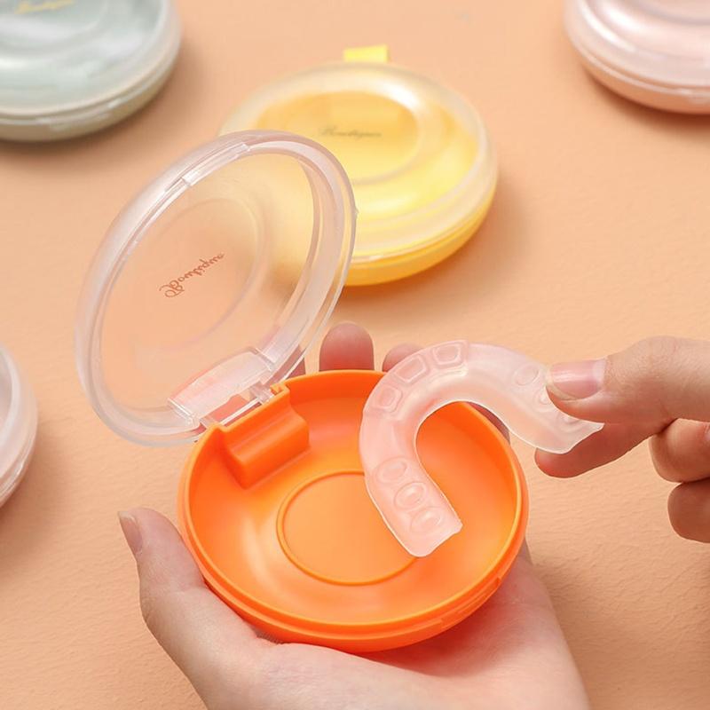 Portable Partial Denture Storage Container False Teeth Holder Invisible Braces Case Dental Retainer Box