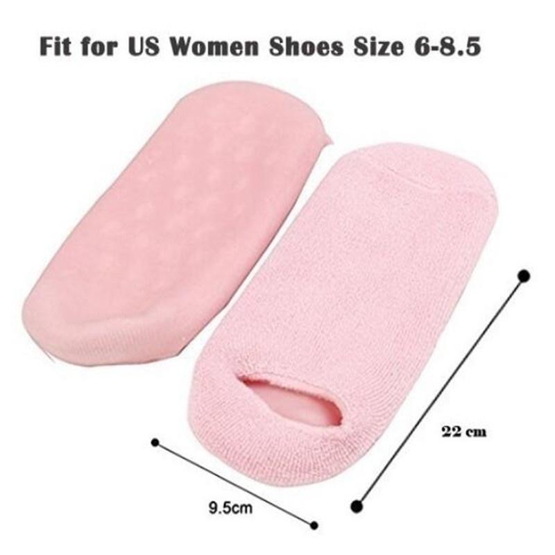 Силиконовые носочки для стоп с увлажняющим эффектом