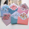 Kawaii Envelopes Letter Paper Set Flower Envelope Wedding Greeting Card Invitation Cards Cover Korean Stationery Office Supplies