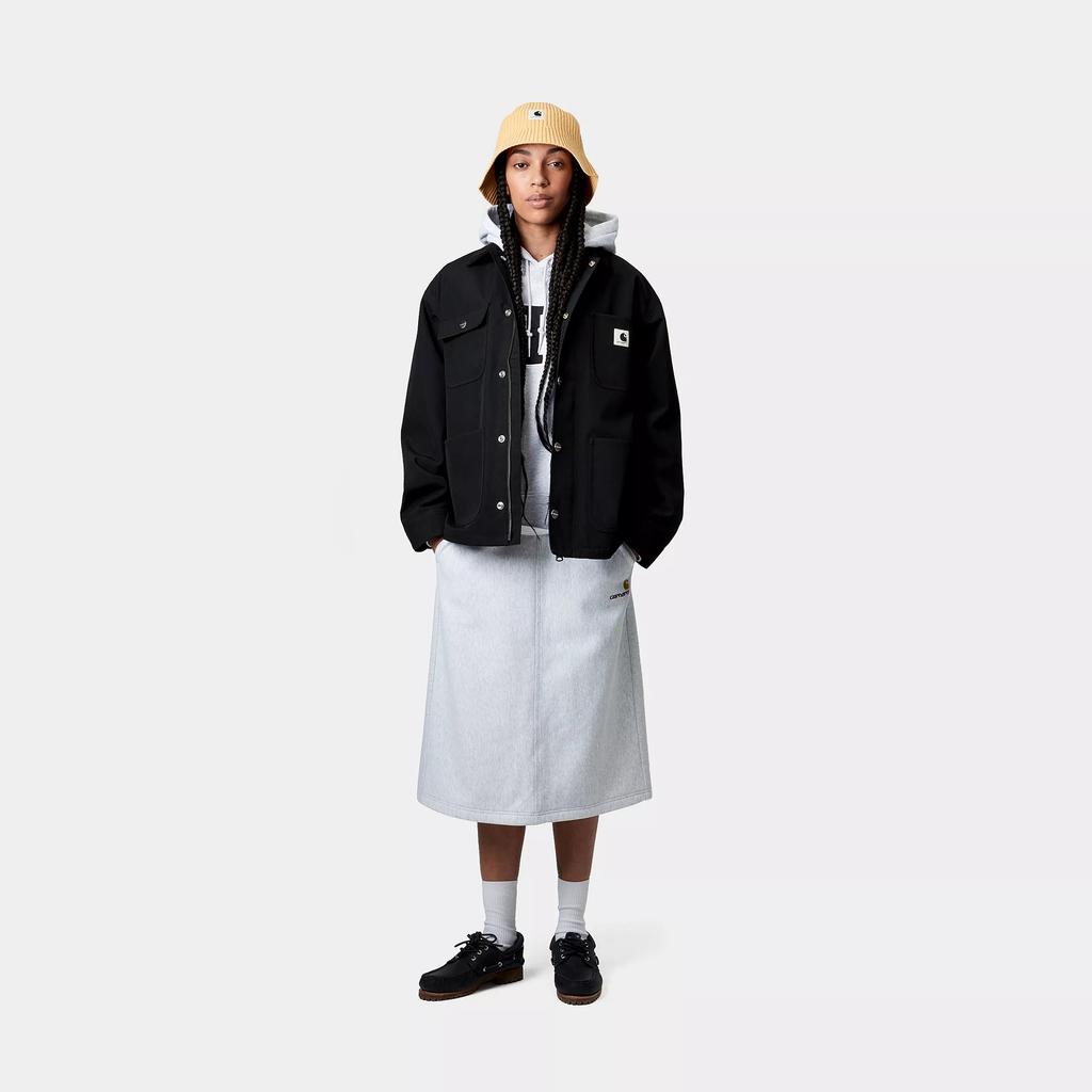 Carhartt WIP SS25 Куртка женская с длинным рукавом, квадратным воротником и множеством карманов, бирка I034425-00E-XX