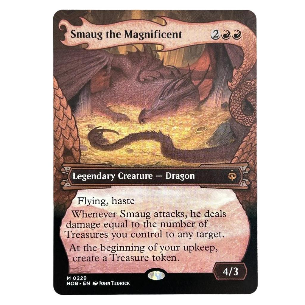 A Board Game Card Tcg Smaug the Magnificent HOB #229