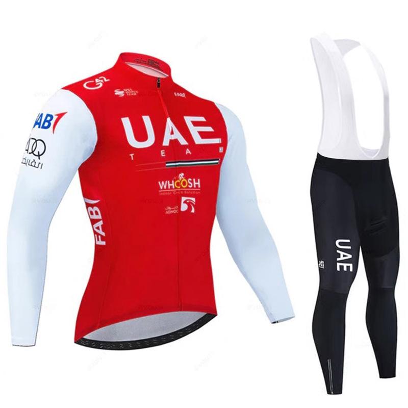 Autumn Road Bike Cycling Suit Long-sleeved Suit Team Cycling Warm Bicycle Suit