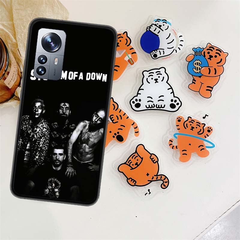 Чехол для телефона System Of A Down для Xiaomi Poco X6 X5 F6 F5 Pro 5G X4 F4 GT X3 NFC M5 M5S Mi F3 F2 F1 M4 M3 M2 Pro Чехол Capa