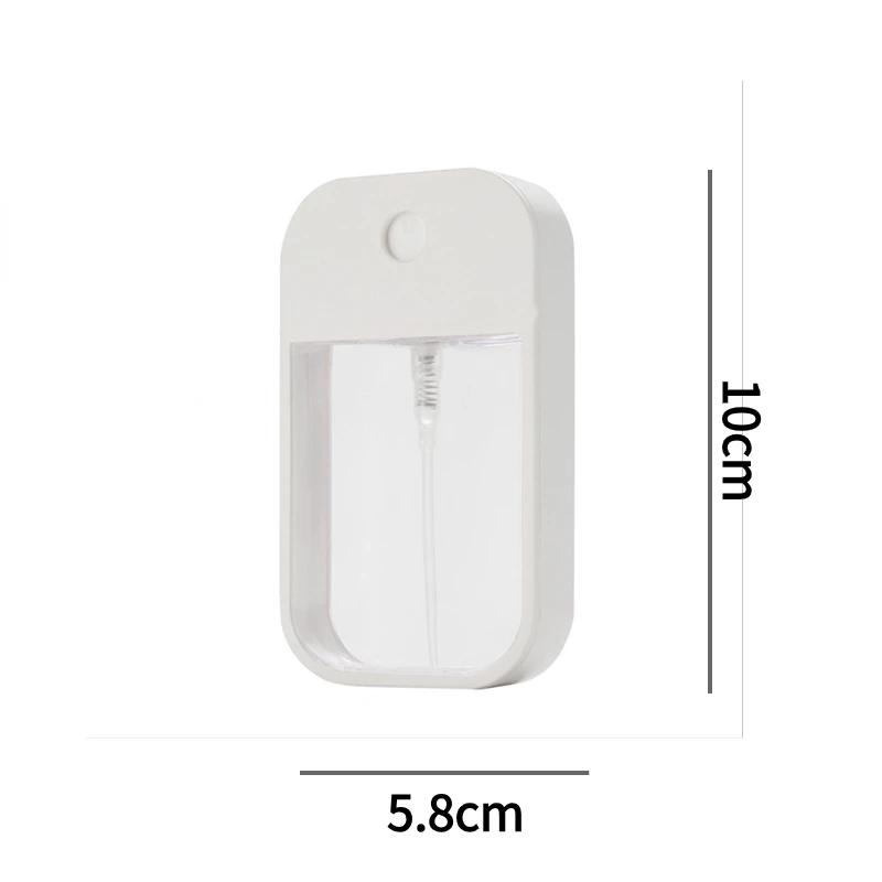1PC New 45ml Portable Refillable Hand Sanitizer Alcohol Bottles Mini Card Spray Bottle Travel Sub-bottling Cosmetics Press