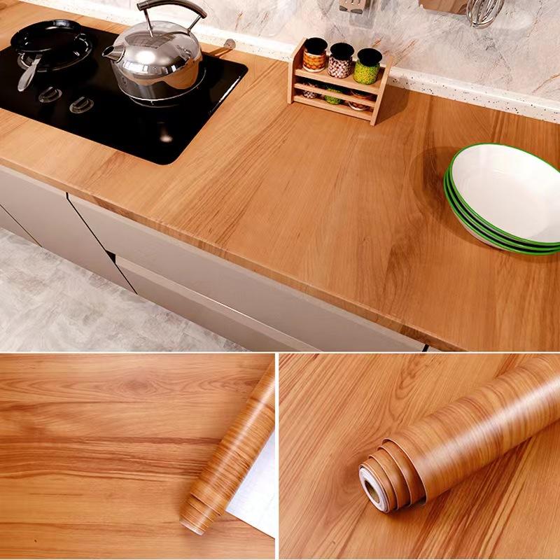 5-метровые обои и обои из натурального дерева, ПВХ-виниловые самоклеящиеся обои для стены, стола, шкафа, стойки, домашнего декора