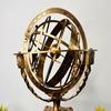 45.72 Cm Brass Armillary With Working Compass, Lion Brass Armillary Sphere Astrolabe Nautical Marine Tabletop  Sphere Globe