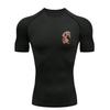 Horse Head Pattern  Men's Sports T-shirt Training Fitness Gym Jogging Running Workout Compression Short Sleeve T-Shirt