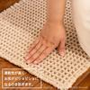 Коврик для сауны OKA Waffle Weave 60 см x 110 см бежевый, моющийся, для сауны, прибл.. (Персональный коврик)