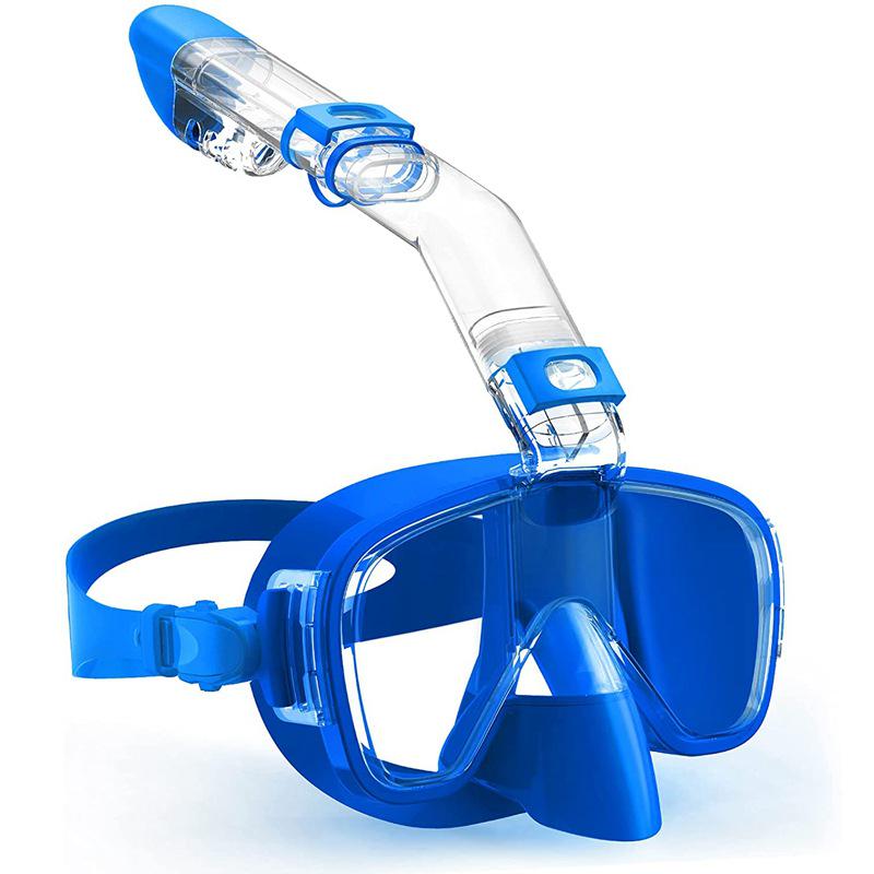 Waterproof Anti-Fog Detachable Diving Mask with Nose Breathing