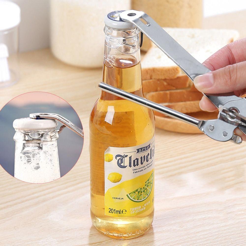 Нержавеющая сталь Ручной консервный нож Прокалыватель банок Помощь для открывания бутылок Открывалка для банок Ресторан