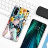 Чехол для игрового телефона Xiaomi Redmi Note 9s 8 11 7 9 10 s Pro 11s прозрачный чехол аниме Genshin Impact Flower красный чехол mi Note 8Pro K40