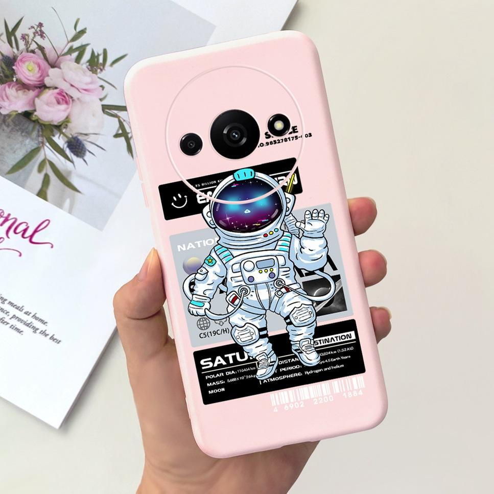 Модный дизайн Чехол для Xiaomi Redmi A3 4G Бабочка Милый Кот Мягкий Силиконовый Задний Чехол для Redmi A3 A 3 6.71" Бампер Чехол для Телефона