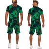 New Fashion Hawaiian Style 3D Print Tees/Shorts/Sets Casual Holiday Couple Outfits Summer Short Sleeve T-Shirt Beach Shorts Suit