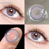 Eyeshare 1 пара лимонно-зеленых контактных линз для глаз Softlens 14,0 мм линзы для свежего макияжа глаз для годового использования