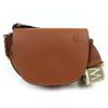 Excellent Gate Dual Pochette Shoulder Bag Tan Soft Calfskin A650N46X13 Used