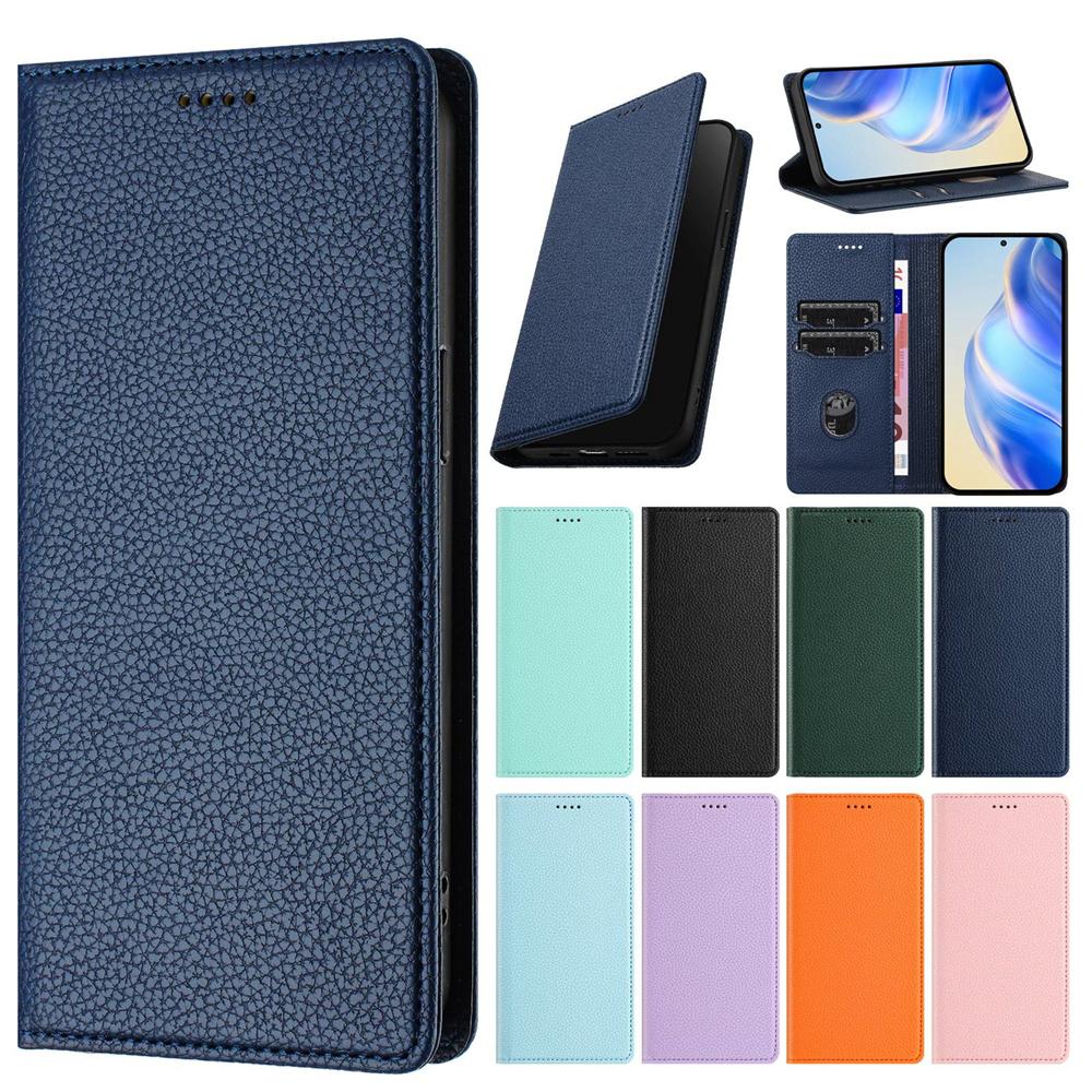 Rfid Blocking Leather Phone Case For Funda Xiaomi 15T 15T Pro 25069PTEBG 2506BPN68G Magnetic Wallet Flip Card Slot Cover