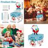 Santa Claus Party Decorations Paper Props Gift Box For Festive Events And Gifts