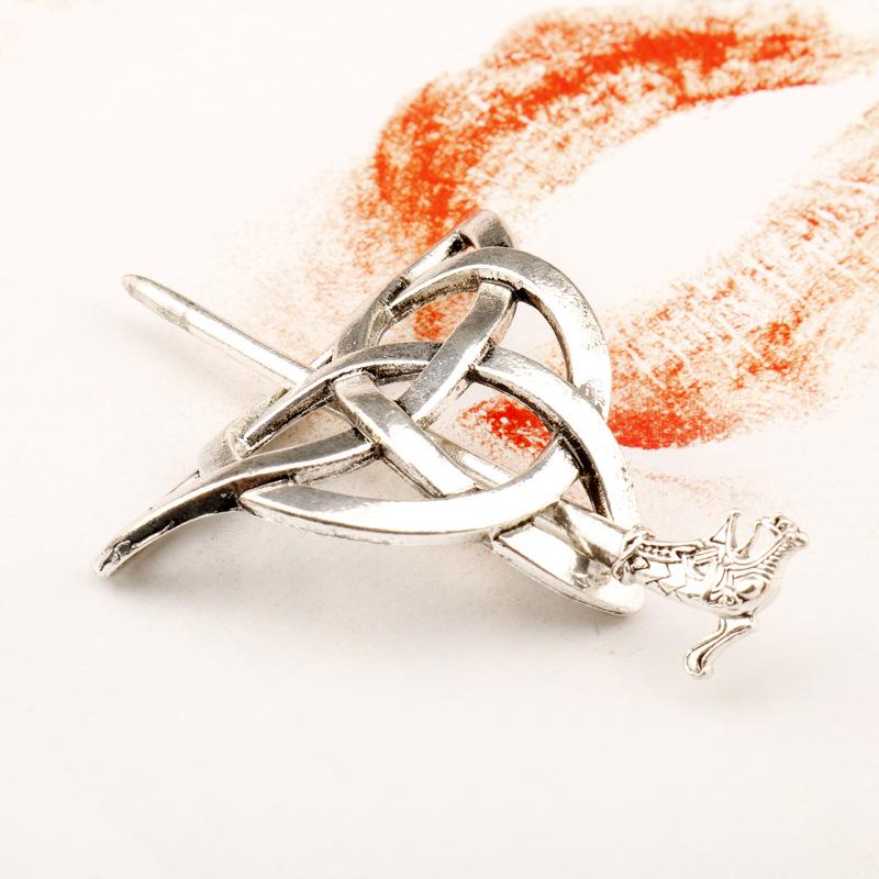 Винтажные аксессуары, заколки для волос, заколка для волос, руны викингов, драконы, металлическая палочка, слайд, кельтский узел, подарки