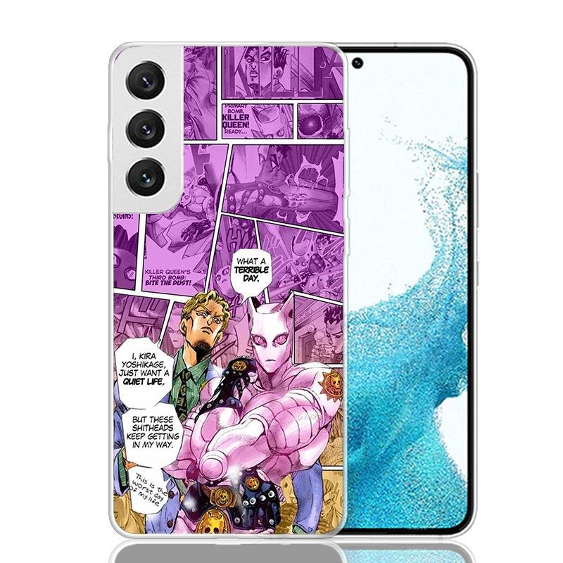 JoJo Bizarre Adventure Anime Case Phone Cover for Samsung Galaxy S24 S25 Ultra S23 Plus S22 + S21 S20 FE S10 S25Plus Trend Funda