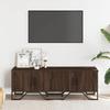 VidaXL Meuble TV chêne marron 122x34x41 cm bois d'ingénierie, support TV, buffet TV, meuble multimédia, banc TV, meuble 848588