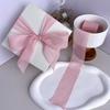 4см*5м Подарочная упаковка Букет Однотонный Ручной работы DIY Шифоновая Мятая Ленты для упаковки коробок Торт Полупрозрачные Аксессуары