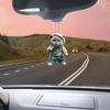 Microphone Cat Man Hanging Decoration Home Indoor Christmas Tree Car Rearview Mirror 2D Flat Karaoke