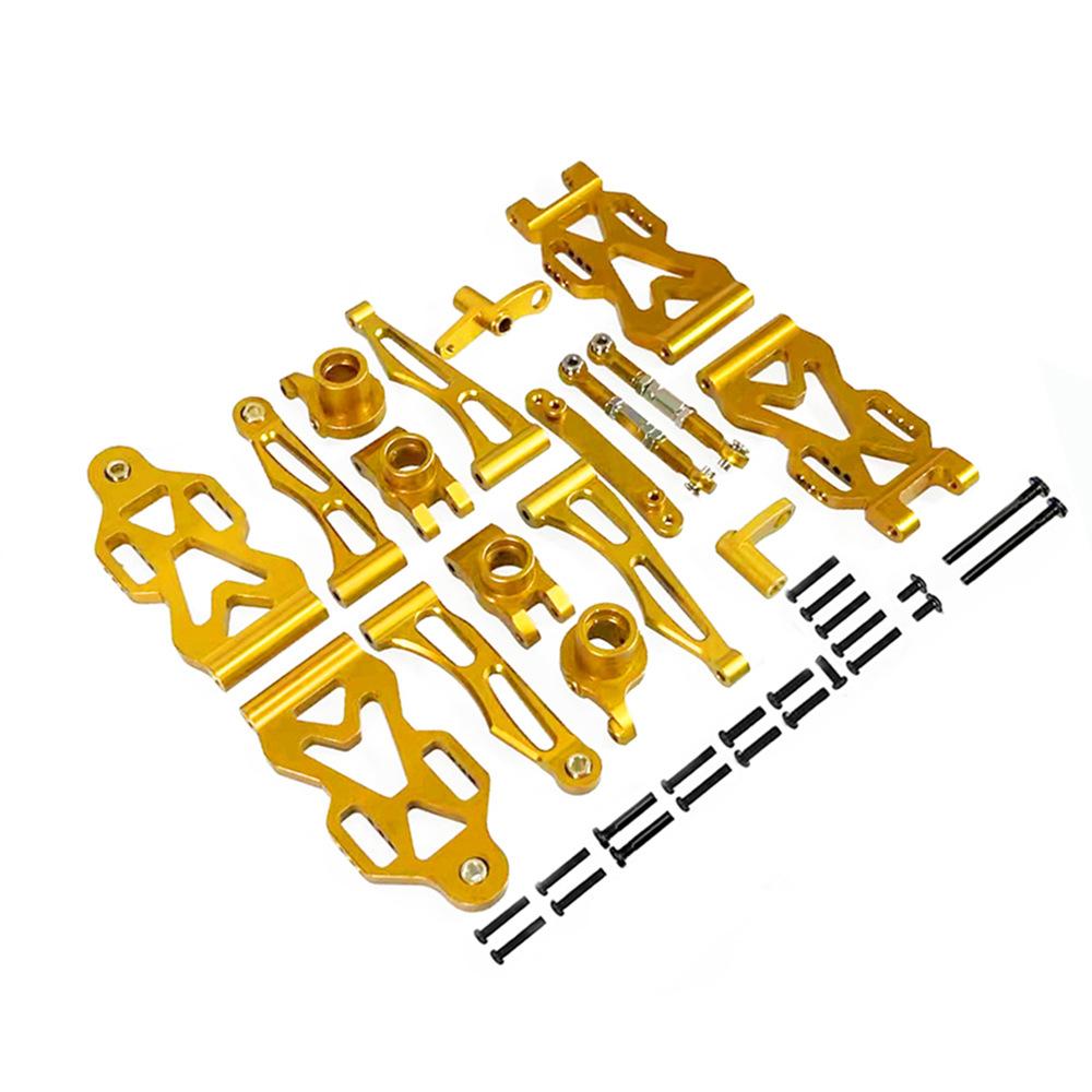 For SCY RC Car 16101 16102Pro 16103 Upgrade Metal Parts Accessories aluminum Alloy Suspension Arm Wheel Seat Steering Cup Set
