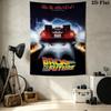 Back Future Wall Tapestry Aesthetic Wall Hanging Printed Fabric Blanket Decorative Tapestries For Bedroom Living Room Home Decor