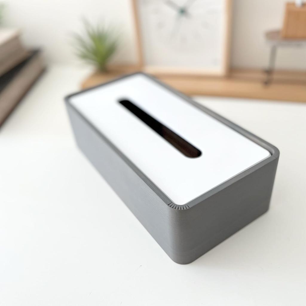 KATOMOKU Tissue Case 2 km-122 Paulownia Wood (White & Black)