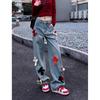 American Retro Jeans, Fashionable and Slimming, Personalized Pants Trend