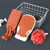 3Pcs 1set / 6Pcs 2set Back Scrubber Exfoliating Gloves and Loofah Bath Sponge Set for Men and Women Body Scrubber Scrubber Can Deep