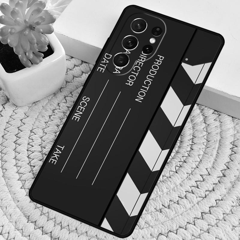 Пленка Кинорежиссер Хлопушка Чехол для телефона для Samsung Galaxy note 10 pro S26 Ultra S23 S24 FE S25 S21 S22 PLUS ударопрочный Чехол