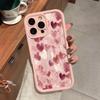 Чехол Для iPhone 17 Pro Max Чехлы iPhone 16 Чехол с рисунком сердца Для iPhone Air 17E 16E 15 14 13 12 11 7 8 Plus XS XR X Чехол