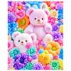 Flannel Bear Pastel Blanket Soft Nap Blanket Cute Throw Blanket  All-Season