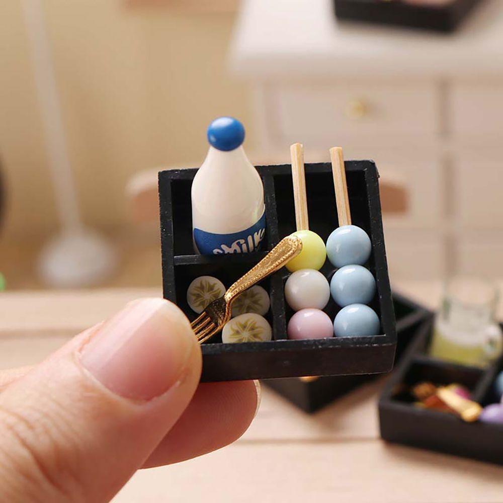 Фото реквизит Сцена Модель Кукла Аксессуары Моделирование Еда Игрушка Кукольный домик Бенто Миниатюрный Закуска Напиток