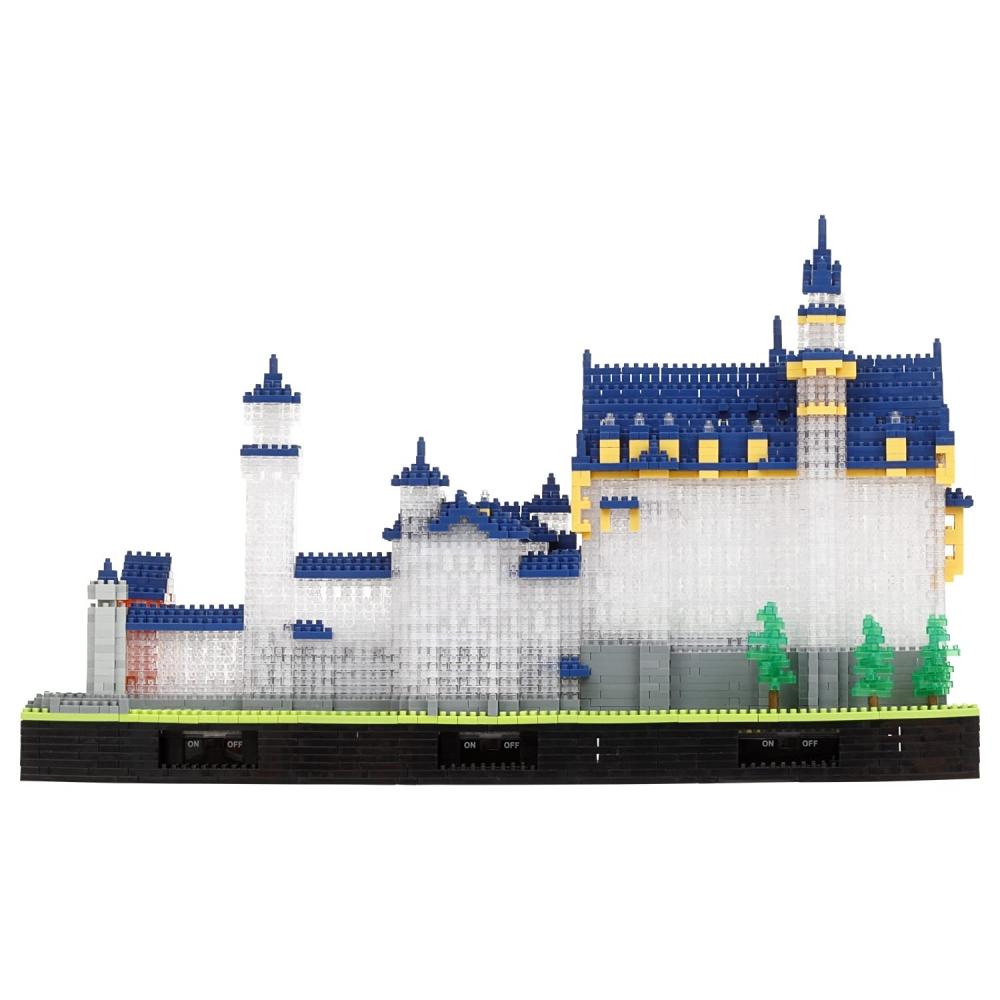 [Эксклюзив Amazon.co.jp] Nanoblock Neuschwanstein Castle Deluxe Edition Прозрачная версия. НБ-009А
